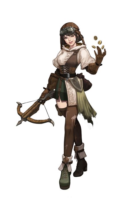 Thief Crossbow Acher Pernlit Seulgi Shin Thief Character Female