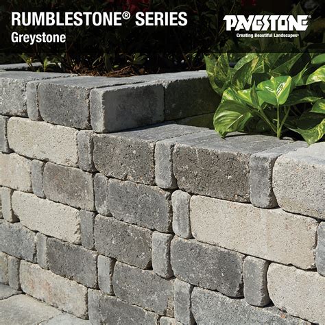 Pavestones Rumblestone Series Shown Here In Greystone Pavestoneco