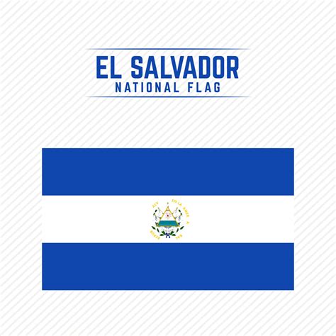 National Flag Of El Salvador 2822514 Vector Art At Vecteezy