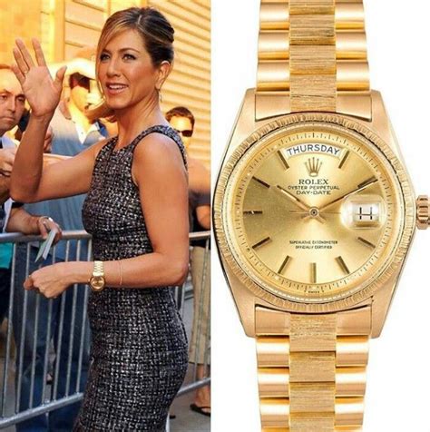 Jennifer Aniston And Rolex Gold Watches Women Gold Rolex Women Rolex