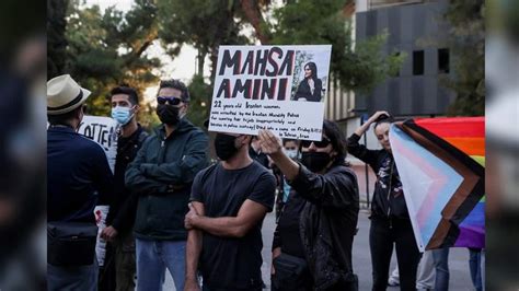 Protests Over Iranian Woman Mahsa Aminis Death In Police Custody Intensify Across The World