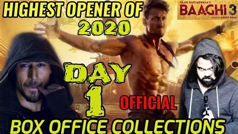 BAAGHI 3 BOX OFFICE COLLECTION DAY 1 INDIA OFFICIAL TIGER SHROFF