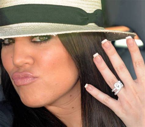 Khloe Kardashian Lamar Odom Khloe Kardashian Engagement Ring Celebrity Engagement Rings