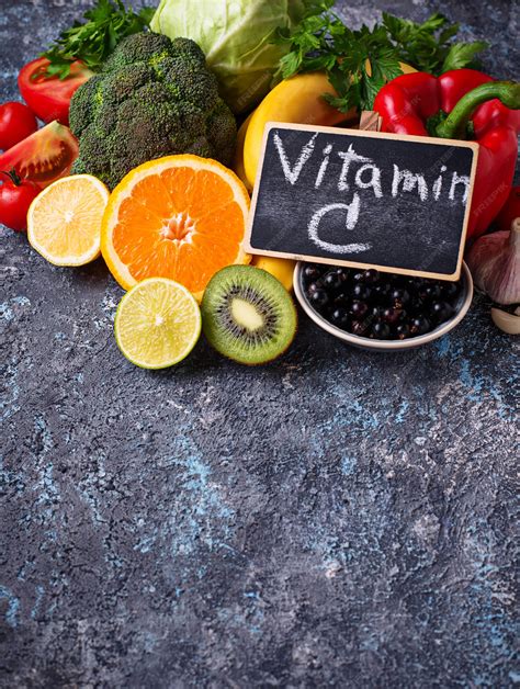 Premium Photo Foods Rich In Vitamin C Healthy Eating