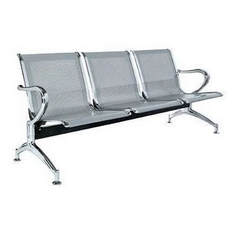Stainless Steel With Armrest Ss Three Seat Bench Seating Capacity 3 Seater At Rs 9500 In Ahmedabad