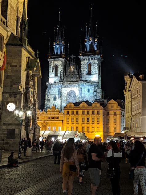 Prague At Night Rprague