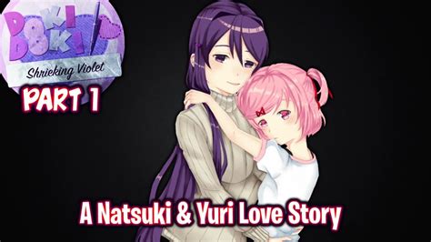 A Natsuki Yuri Love Story Part 1 DDLC Shrieking Violet MOD DEMO
