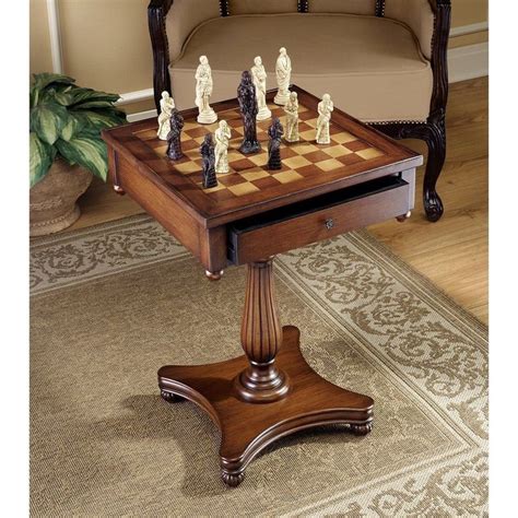 5 Best Chess Tables And Chairs Ideas On Foter Chess Table Chess