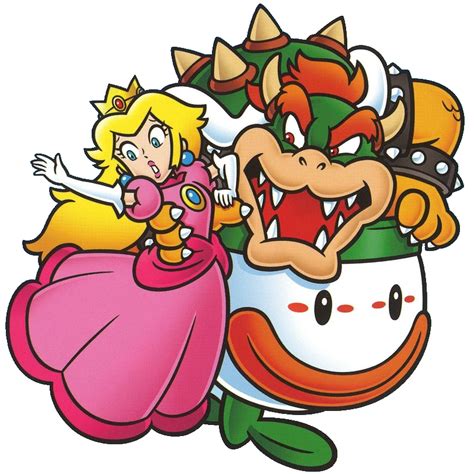 File Peach And Bowser Png Super Mario Wiki The Mario Encyclopedia