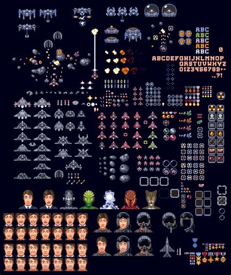 Space Sprite Sheet