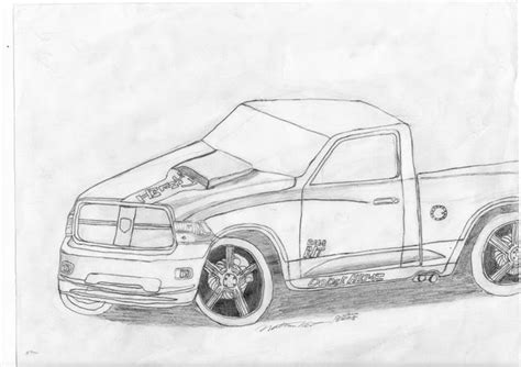 Dodge Ram Drawing At Explore Collection Of Dodge