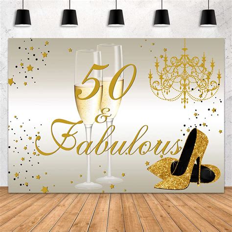 Buy Mehofond Happy 50th Birthday Backdrop For Women 50th Birthday