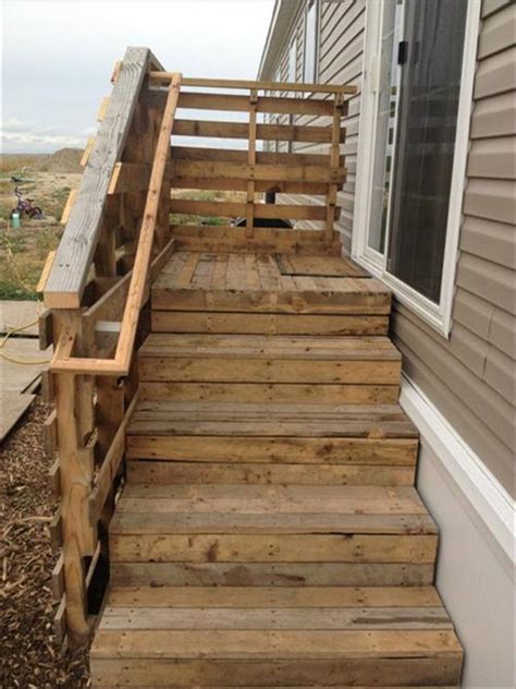 Pallet Stairs Pallet Furniture Outdoor Wooden Pallet Projects