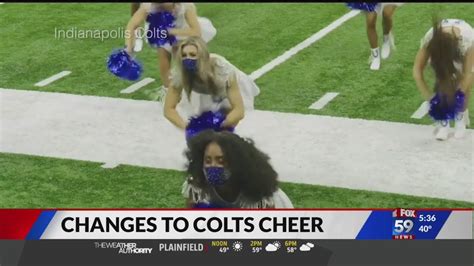 Pandemic Means Changes For Colts Cheerleaders Youtube