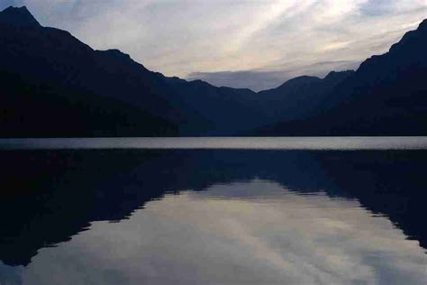 Reflections Dawn At Bowman Lake Vidyajayakar Flickr