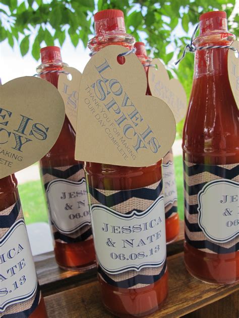 Add A Little Spice To Your Wedding Day With These Unique Love Is Spicy Wedding Favors Hot