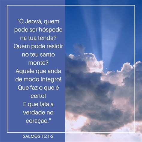 Salmos 151 2 Mensagem De Jeova Salmos Verdades