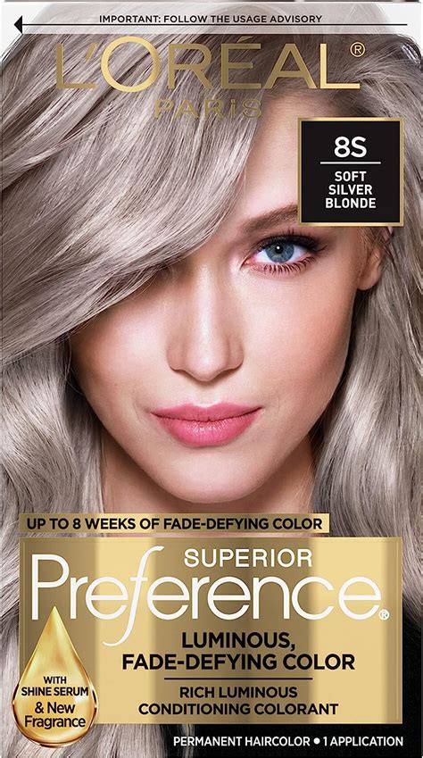 Loréal Paris Preference Superior Fade Defying Shine Permanente Hair Color Collection 8s Soft