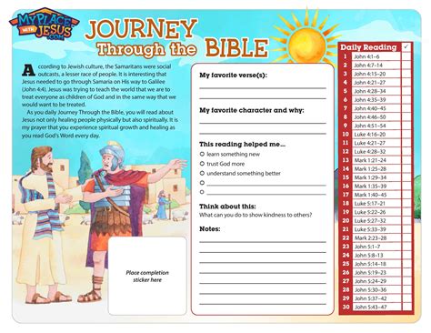 Journey Through The Bible 3 New Testament My Place With Jesus