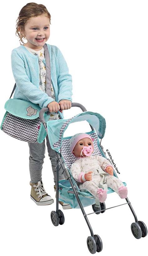 並行輸入品 Adora Baby Doll Zig Zag Diaper Bag Accessories Changing Set