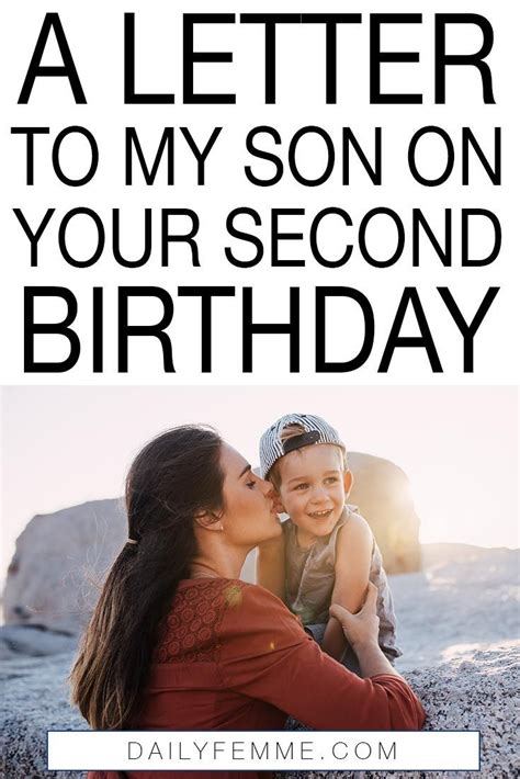 When someone near and dear to your heart turns another year older, you'll want to do everything you can to make their the following birthday quotes will make for the nicest addition to your birthday cards for family and friends. To My Son, On Your 2nd Birthday | 2nd birthday boys, Birthday wishes for son, Baby birthday quotes