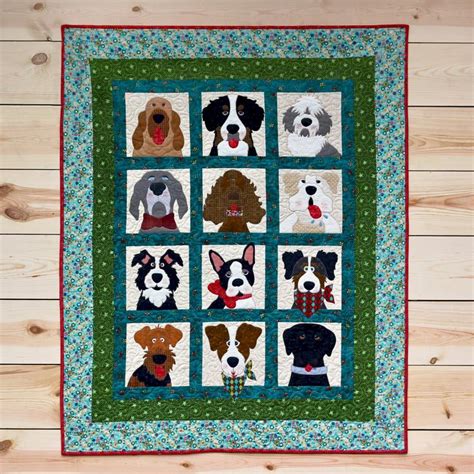 Doggies In The Window Pattern Dog Quilts Applique Quilt Patterns