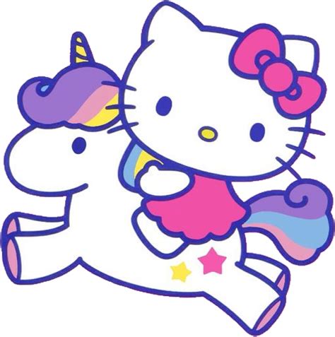 Hellokitty Hk Unicorn Sticker By Princess Eri Hello Kitty Drawing Hello Kitty Art Kitty Drawing