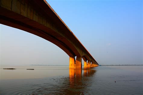 Gandhi Setu Bridge In Patna India It Is The Longest Sing Flickr