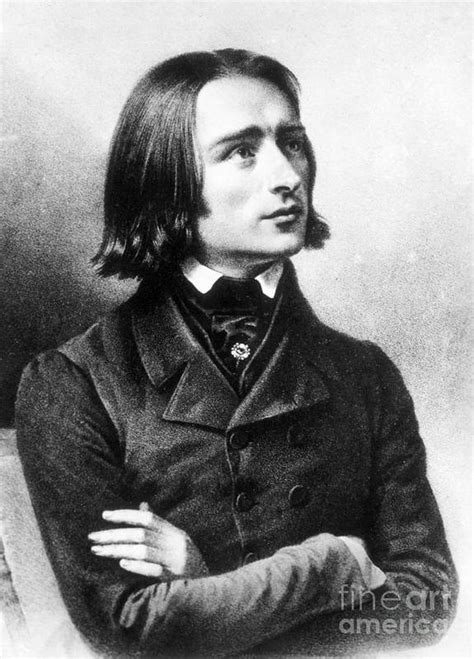 Franz Liszt Hungarian Composer Art Print By Science Source