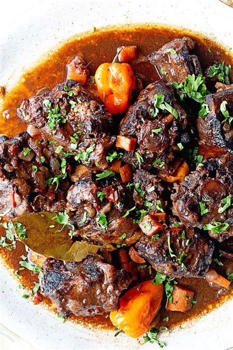 Jamaican Oxtail Recipe Recipe Oxtail Recipes Jamaican Recipes