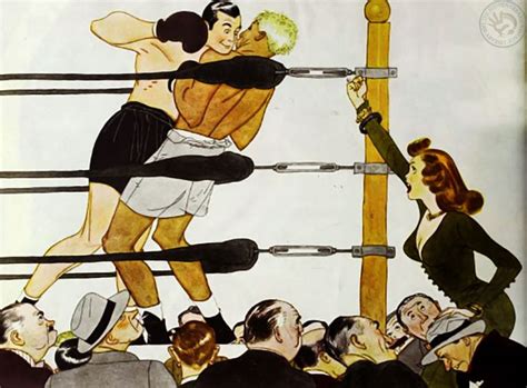 Boxing American Illustration Character Design Illustration