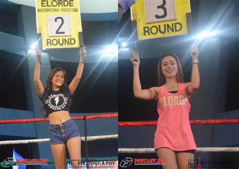 Beautiful Ring Girls At Elorde Fight Night Of Champions 3