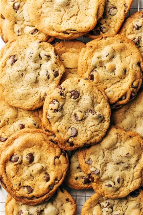 My attempt at perfect chocolate chip cookies. My favorite chocolate chip cookies are big, dense, chocolatey and chewy. This New … | Cookies ...