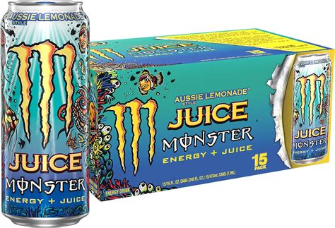Buy Monster Energy Juice Aussie Style Lemonade Energy Juice 16oz