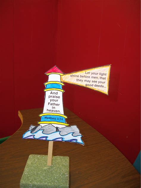 Let Your Light Shine Craft Light Crafts And Lessons For Vbs Pinterest