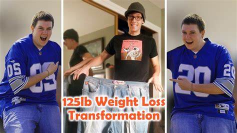 Weight Loss Transformation My 125 Pound Weight Loss Story Before