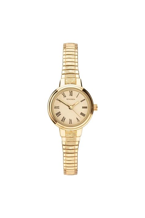 Sekonda Ladies Gold Tone Expanding Bracelet Watch 2878 Watches From Adrian And Co Jewellers Uk