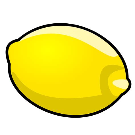 Simple Fruit Lemon Clipart I Clipart Royalty Free Public Domain Clipart