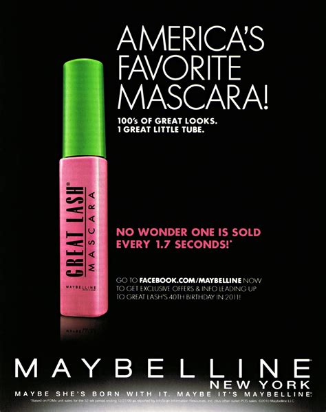 Maybelline Mascara Ad