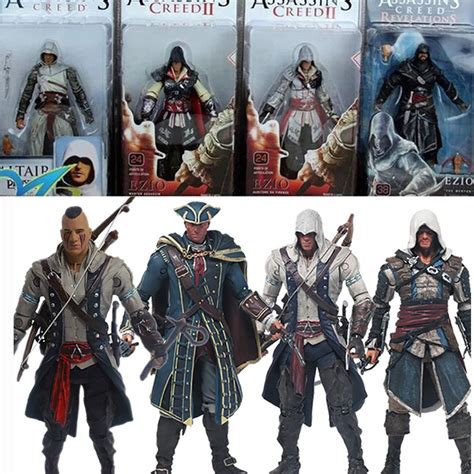 Movable Action Doll Model Assassin Creed Series 4 Connor Haytham