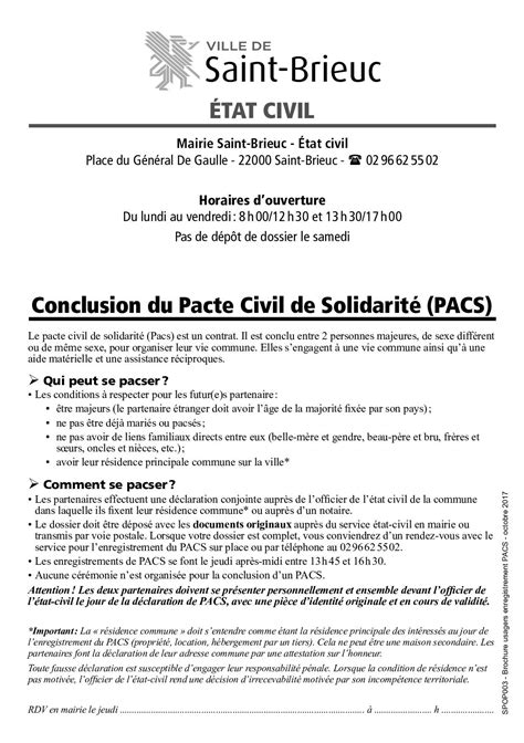 Calaméo Conclusion Du Pacte Civil De Solidarité Pacs