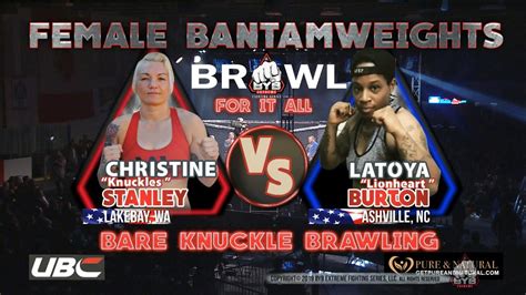 Female Bare Knuckle Fight This Is Must See Tv Latoya Lionheart Vs