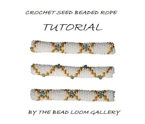 Beaded Rope Pattern Pdf File Tutorial Crochet Seed Beaded Etsy