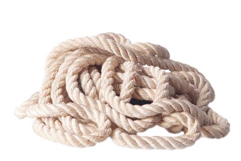 A Thick Rope Stock Photo Image Of Background White 21016852