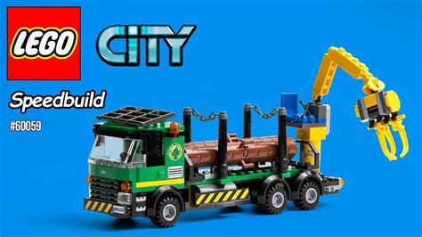 🪓 Lego City Grandes Vehículos CamiÓn De Transporte De Troncos 60059