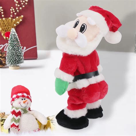 Electric Dancing Christmas Santa Claus Musical Toy Doll Xmas New Years
