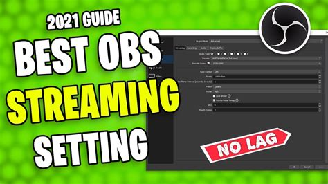 BEST OBS Streaming Setting 1080p With 60fps Hindi Lag Free