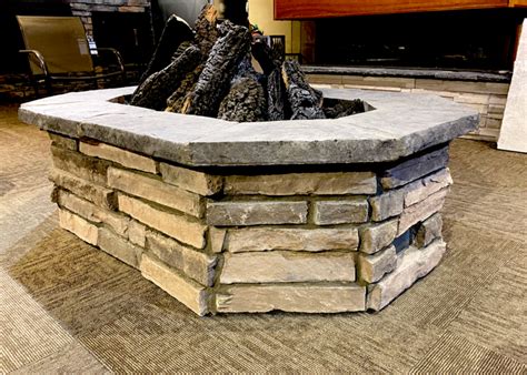 This article discusses the process of building a gas fire pit. 61" x 42" Rectagon Custom Stone Gas Fire Pit - Colorado ...