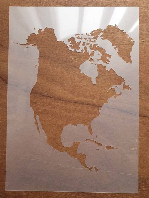 World Map And Other Continent Country Stencils Re Usable Etsy