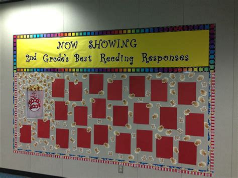 2nd Grade Bulletin Board Reading Response No Response Library